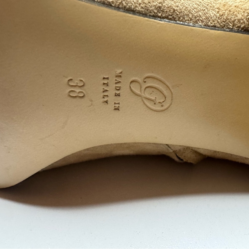 M. GEMÍ The Corsa Boot tan suede ankle boot size 38 - Picture 8 of 9